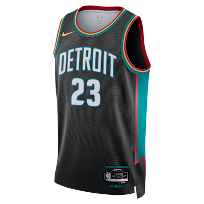 Jaden Ivey Detroit Pistons City Edition Men's Nike NBA Swingman